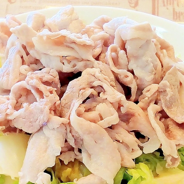 しっとり柔らか 冷しゃぶ用豚肉の上手な茹で方 レシピ 作り方 By 体脂肪率11 夫人 楽天レシピ